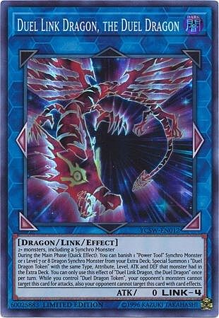 Duel Link Dragon, the Duel Dragon Card Front