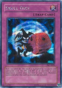 Skull Dice Card Front