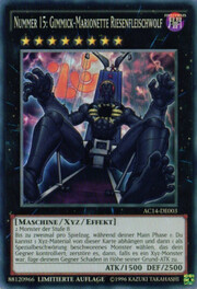 Number 15: Gimmick Puppet Giant Grinder · Super Rare 003