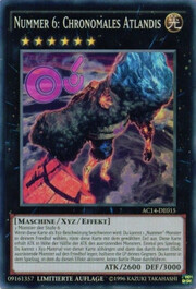 Number 6: Chronomaly Atlandis · Super Rare 015