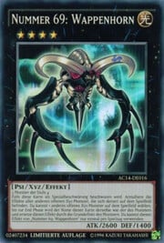 Number 69: Heraldry Crest · Super Rare 016