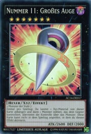 Number 11: Big Eye · Super Rare 017