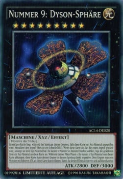 Number 9: Dyson Sphere Card Front