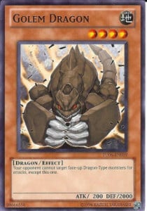 Golem Dragon Card Front