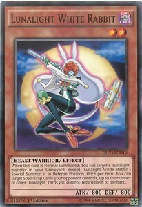 Lunalight White Rabbit Card Front