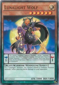 Lunalight Wolf Card Front