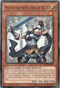 Protector with Eyes of Blue Card Front