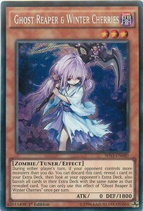 Ghost Reaper & Winter Cherries Card Front