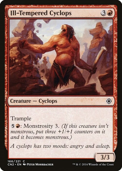 Ill-Tempered Cyclops Card Front