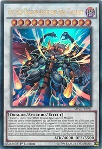 Hot Red Dragon Archfiend King Calamity Card Front