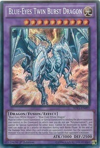 Blue-Eyes Twin Burst Dragon Card Front