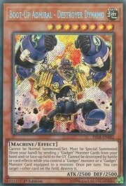 Boot-Up Admiral - Destroyer Dynamo · Secret Rare 002sec