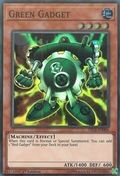 Green Gadget Card Front