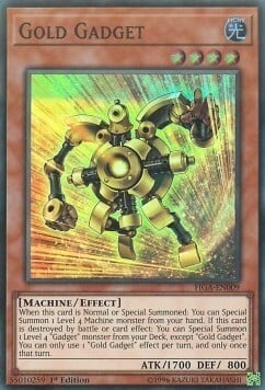 Gold Gadget Card Front