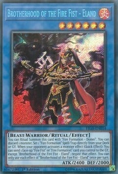 Brotherhood of the Fire Fist - Eland Card Front