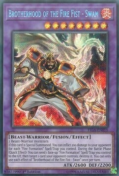 Brotherhood of the Fire Fist - Swan Card Front