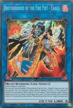 Brotherhood of the Fire Fist - Eagle Card Front