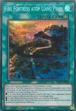 Fire Fortress atop Liang Peak Card Front