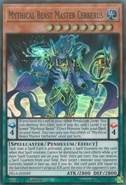 Mythical Beast Master Cerberus · Super Rare 059
