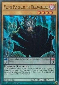 Vector Pendulum, the Dracoverlord Card Front