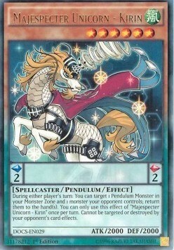 Majespecter Unicorn - Kirin Card Front