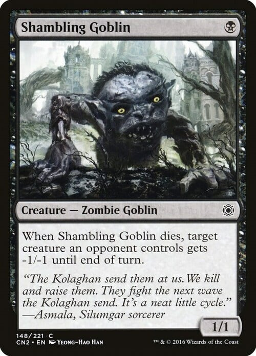 Goblin Barcollante Card Front