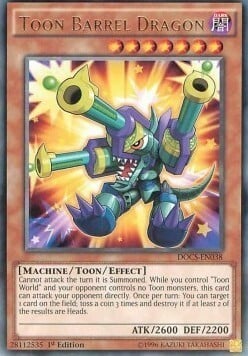 Toon Barrel Dragon Card Front