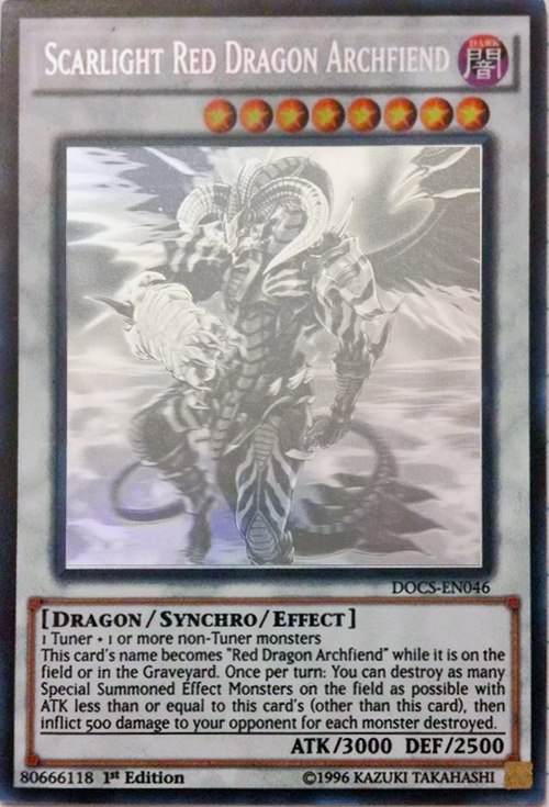 Arcidemone Drago Rosso Lucesfregio Card Front
