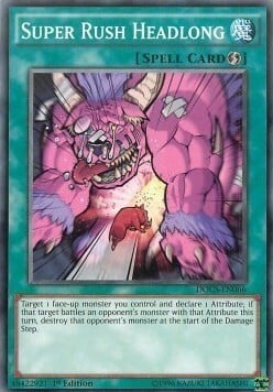 Super Rush Headlong Card Front