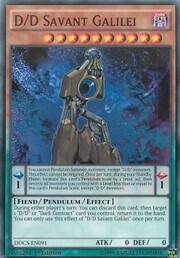 D/D Savant Galilei · Common 091