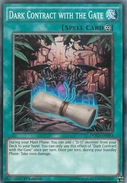 Dark Contract with the Gate Card Front