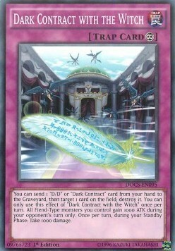Dark Contract with the Witch Card Front