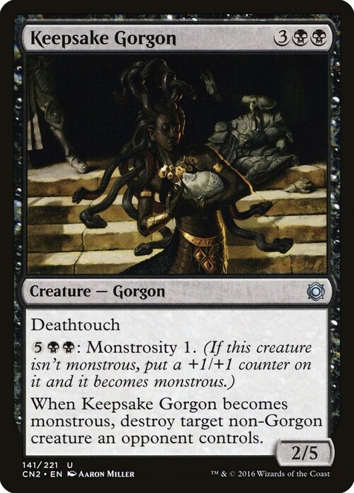 Keepsake Gorgon Card Front