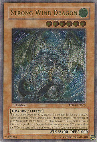 Strong Wind Dragon Card Front