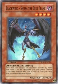 Blackwing - Shura the Blue Flame Card Front