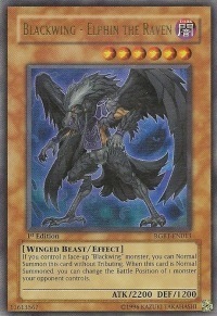 Blackwing - Elphin the Raven Card Front