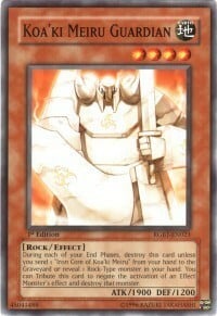 Koa'ki Meiru Guardian Card Front