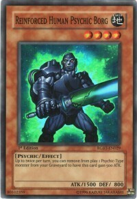 Reinforced Human Psychic Borg Card Front