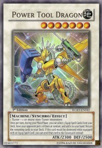 Power Tool Dragon Card Front