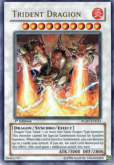 Drago Tridente Card Front