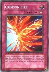 Crimson Fire Card Front