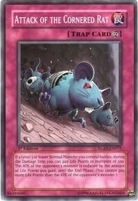 Attack of the Cornered Rat Card Front