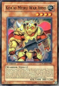 Koa'ki Meiru War Arms Card Front