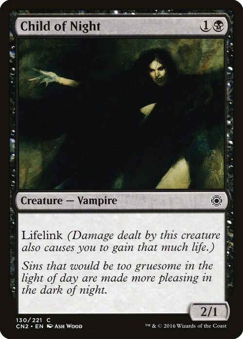 Child of Night Card Front