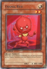 Ojama Red Card Front