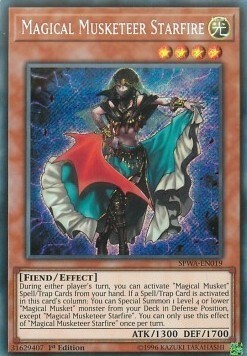 Magica Moschettiera Starfire Card Front