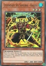Legendary Six Samurai - Kageki · Super Rare 043