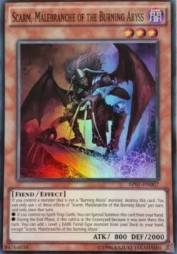 Scarm, Malebranche of the Burning Abyss Card Front