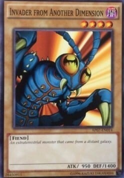 Invader from Another Dimension Card Front