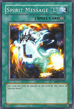 Spirit Message "L" Card Front